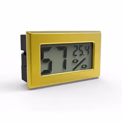 Humidor Hygrometer Accurate Humidity Sensor Temp and Humidity Gauge