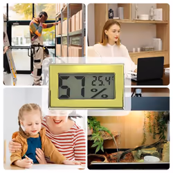 Humidor Hygrometer Accurate Humidity Sensor Temp and Humidity Gauge