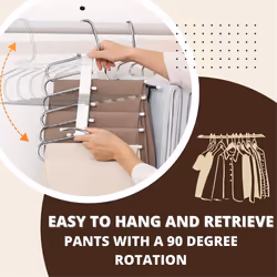 Trouser Hanger Space Saving Hanger Folding Hanger Organizer A
