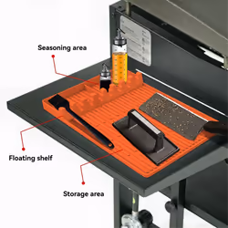 BBQ Oven Silicone Side Rack Mat Baking Tray Protection Tool Mat