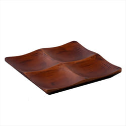 Bamboo Tray for Living Room - Elegant Snack and Candy Serving Platter