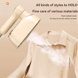 Portable Travel Steamer Iron, 1200W Handheld with LCD Display,