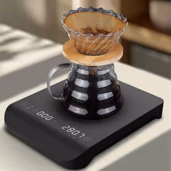 3kg/0.1g Digital Coffee Scale Rechargeable Kitchen Electronic Scale