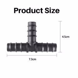 100PCS Drip Irrigation Connectors 16mm Barbed Connector