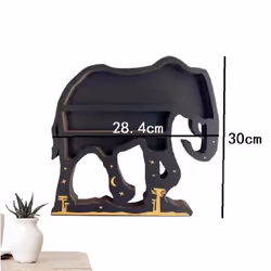 Elephant Crystal Wall Rack Hanging Floating Rack