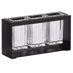 Multifunctional Chopsticks and Spoon Storage Rack Black