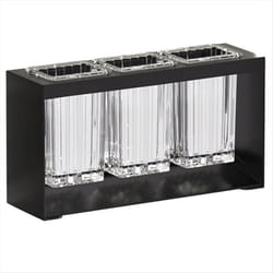 Multifunctional Chopsticks and Spoon Storage Rack Black