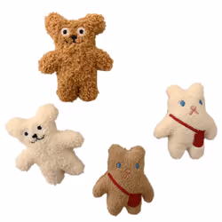 3D Bear Plush Toy Fridge Magnets Fridge Magnets Home Decoration