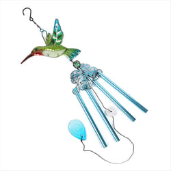 Wind Chime Glass Gardening Green Hummingbird Wind Chimes Pendant