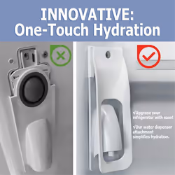 Universal Fridge Water Dispenser Attachment Inside Lever