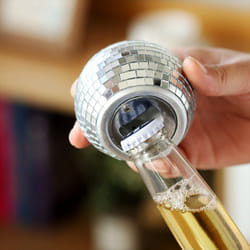 Beer Catcher Mirror Design Opener Mirror Ball Decor Rose Gold