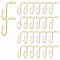 50PCS Hanger Connector Hooks Hanger Extender Hooks gold