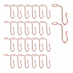 50PCS Hanger Connector Hooks Hanger Extender Hooks Rose gold