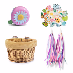 Kids Bike Basket Bicycle D-shaped Baskets for Cycling Accessories