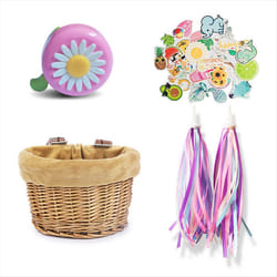 Kids Bike Basket Bicycle D-shaped Baskets for Cycling Accessories