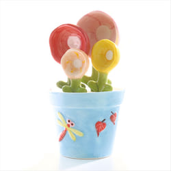 Ceramic measuring spoon baking food home