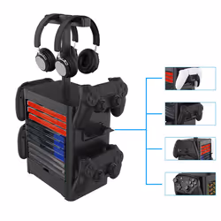 Multi-functional Game Stand for / white
