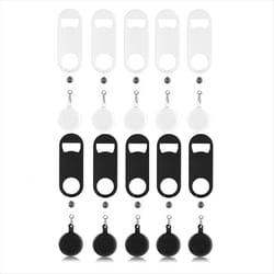 10 Pcs Retractable Flat Bottle Opener, Mini Bar Key