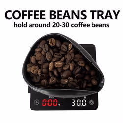 Coffee Bean Dosing Cup Sprays Bottle Set for Vessel Espressoy White