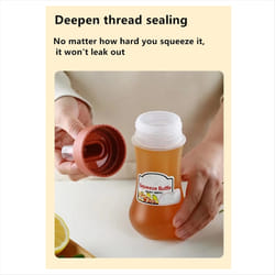 squeeze sauce bottle with scale salad ketchup seasoning bottle