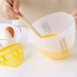 Transparent scale filter measuring cup baking mixing bowl