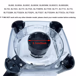 Blender Replacement Parts for BL660/66OA Series 72 Oz (9 Cups)