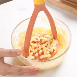 Pressed Potato Masher Ricer Puree Juice Maker Potato Pusher Brown