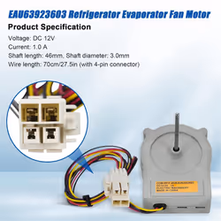 Refrigerator Evaporator Fan Motor Assembly for and
