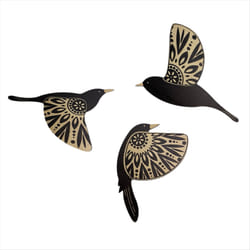 Wooden Flying Bird Wall Art Vintage Gothic Home Decor Decor Gift