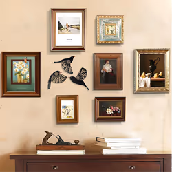 Wooden Flying Bird Wall Art Vintage Gothic Home Decor Decor Gift