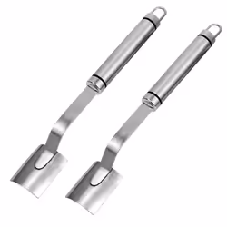 Long Handle Stainless Steel Corn Stripping Tool, Magic Corn Peelers