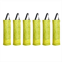 Plastic Bag Storage Rack, Kitchen Grocery Garbage Bag yellow