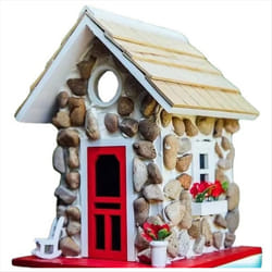 Outdoor Bird House Resin Hummingbird Stone Bird House Pendant