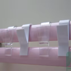 Towel Hook Wall-mounted Storage of Bathroom Storage Rack Transparent