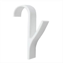 Towel Hook Wall-mounted Storage of Bathroom Storage Rack White