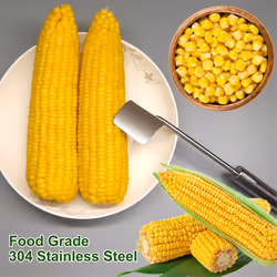 Easy Clean Corn Cob Peeler Stainless Steel Splitter Tool