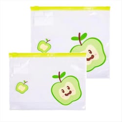 Reusable Food-grade Transparent Storage Bag Seal Container L+M