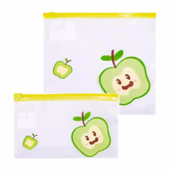 Reusable Food-grade Transparent Storage Bag Seal Container L+S