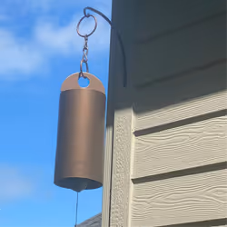 Iron pipe wind chimes retro bells garden decoration