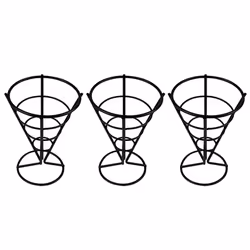 chicken rack snack basket french fries rack black