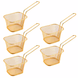 square oil filter frying basket snack tableware basket small