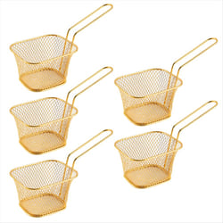 square oil filter frying basket snack tableware basket small