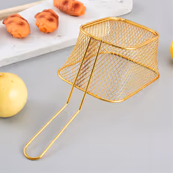 square oil filter frying basket snack tableware basket small