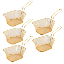 square oil filter frying basket snack tableware basket large