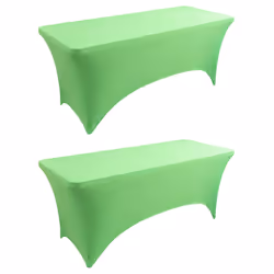 Tablecloths For Rectangular Tablecloths,Stretch Fit Tablecloths Green
