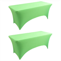 Tablecloths For Rectangular Tablecloths,Stretch Fit Tablecloths Green