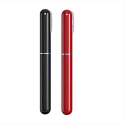 Air pump wine bottle opener pen Portable plastic cork Red+Black
