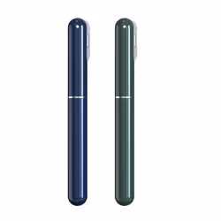 Air pump wine bottle opener pen Portable plastic cork Blue+Green
