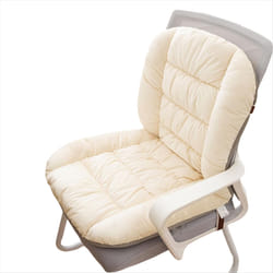 Desk and Chair Cushions Soft Seat Cushions with Chair Covers White