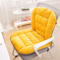 Desk and Chair Cushions Soft Seat Cushions with Chair Covers White